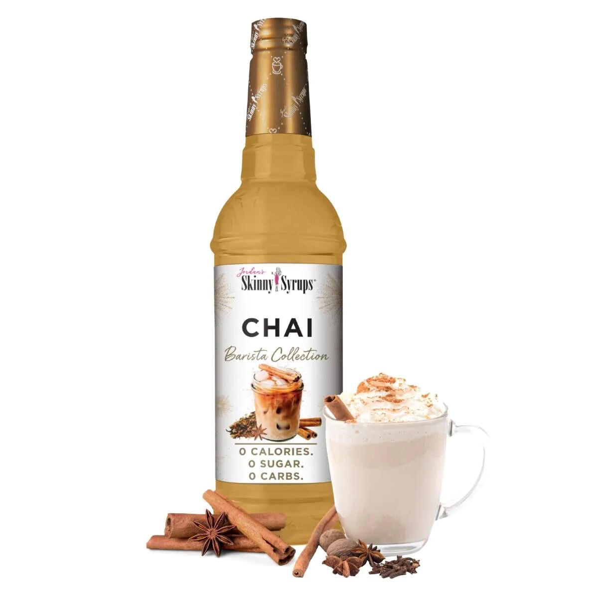 Jordan's Skinny Sugar Free Coffee Syrup CHAI 