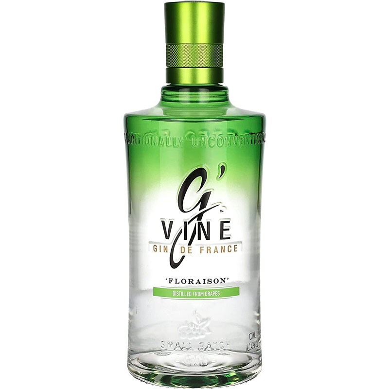 G’Vine Gin De France Floraison Distilled From Grapes 1L 