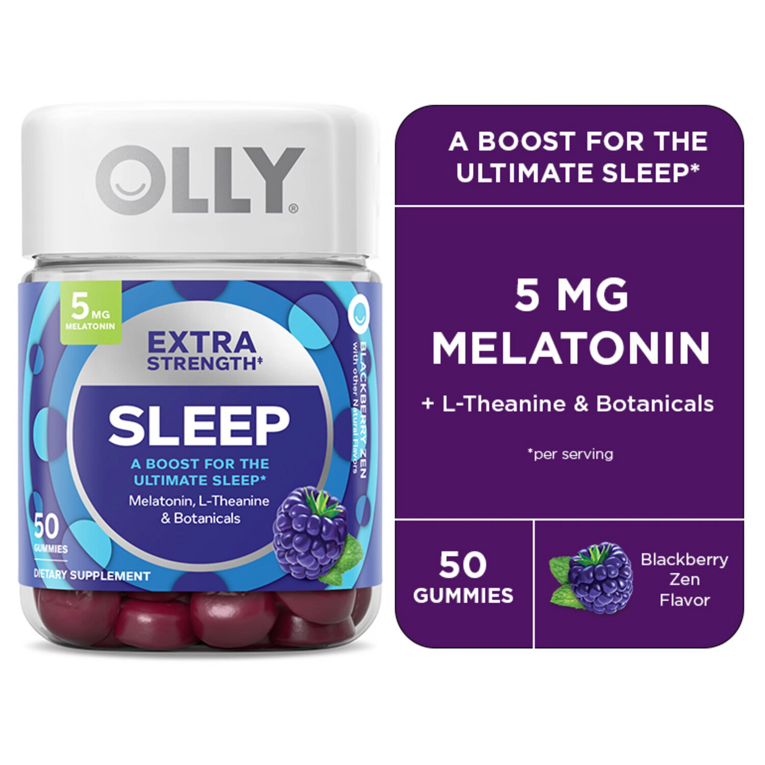 Olly Extra Strength Sleep 50 Gummies