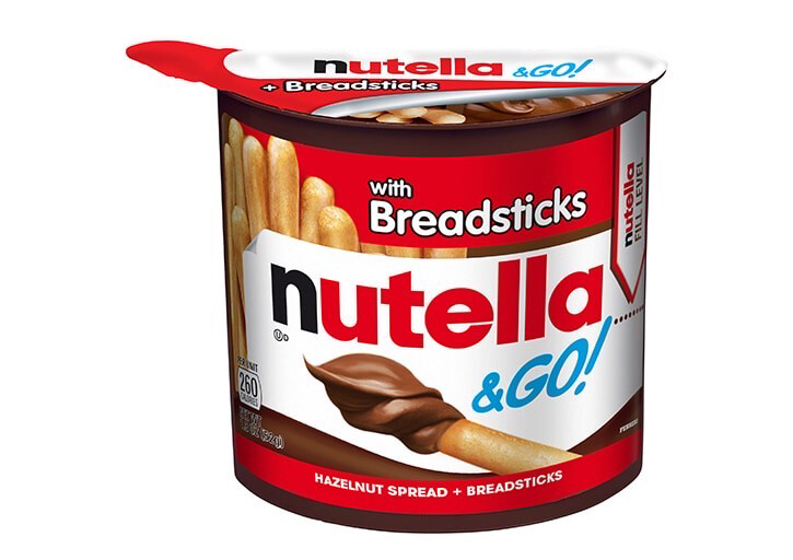 Nutella and Go with Breadsticks Hazelnut Spread