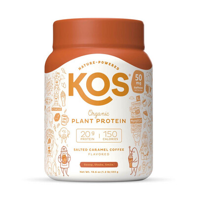 KOS Organic Plant Protein Salted Caramel Coffee 