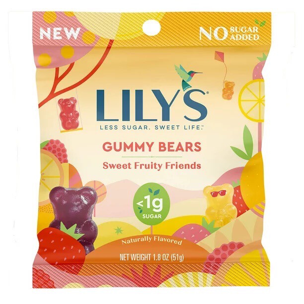 Lily’s Gummy Bears No Sugar Added Sweet Fruity Friends 