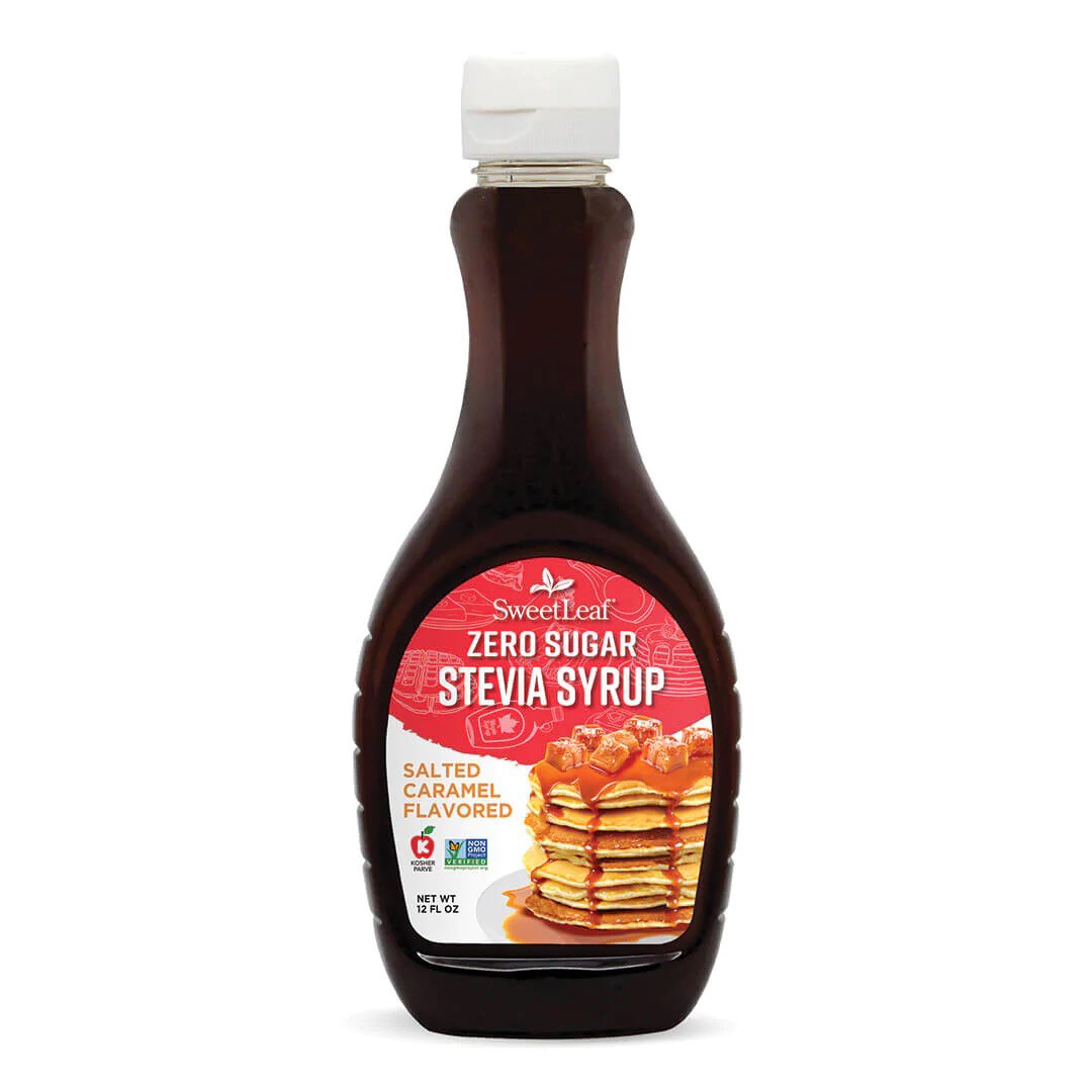 Sweet Leaf Sugar Free Stevia Syrup Salted Caramel Flavored 