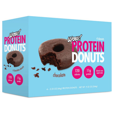 Wow! Protein Donut Chocolate 11g Pro  6 pack 