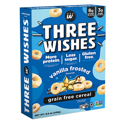 Three Wishes Frosted Grain Free Cereal 8g Protein 