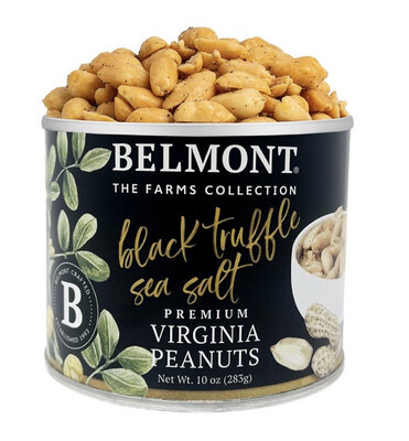 Belmont The Farms Collection Black Truffle Sea Salt Premium Virginia Peanuts 