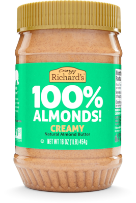 Crazy Richard’s 100% Almonds Creamy Natural Almond Butter 