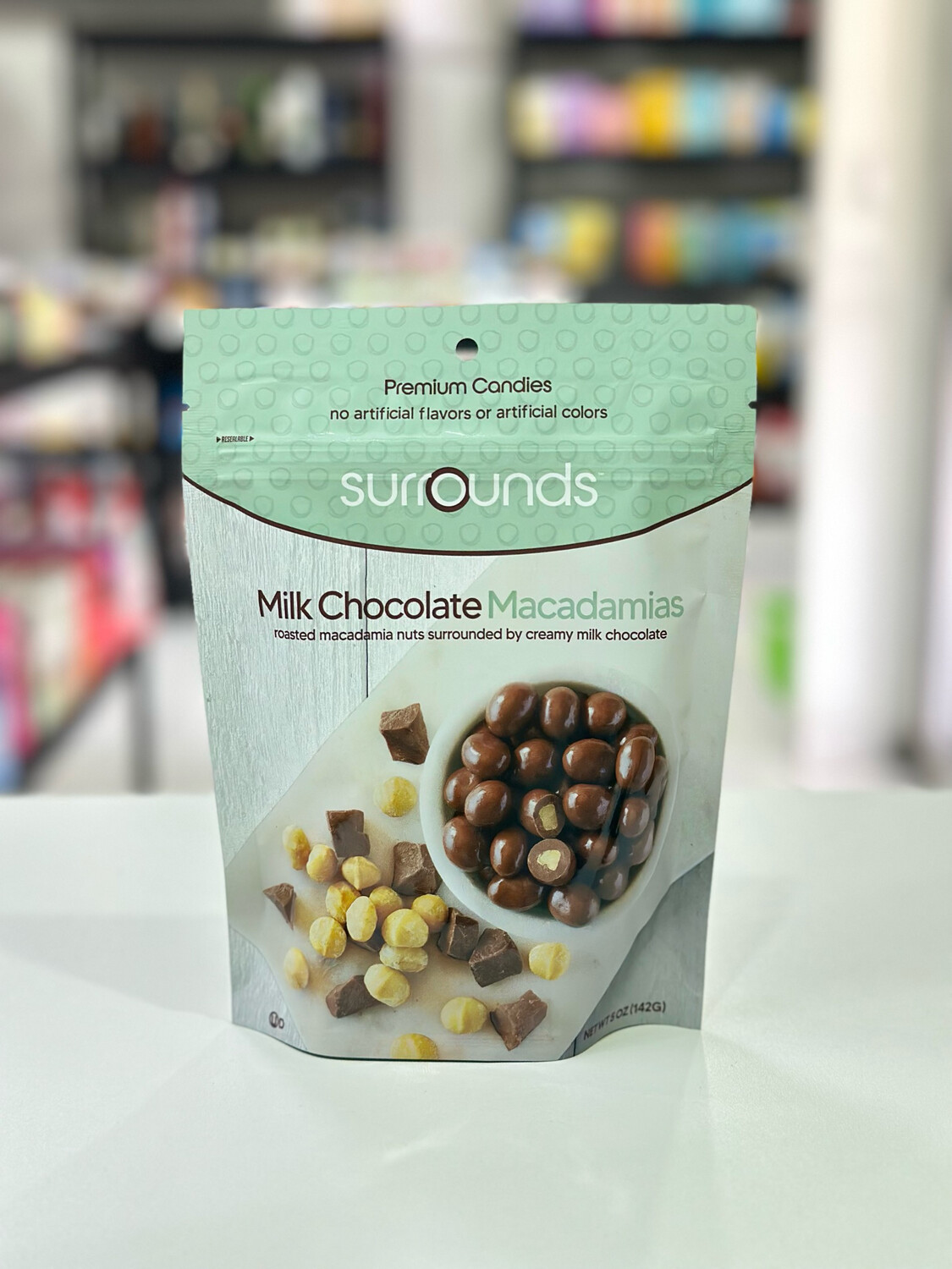 Surrounds Milk Chocolate Macadamias Premium Candies 