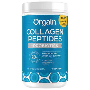 Orgain Collagen Peptides + Probiotics Unflavored 