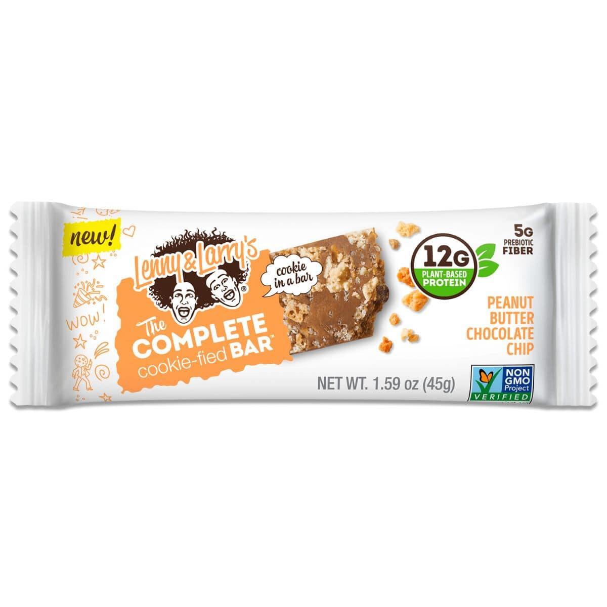 Lenny & Larry The Complete Cookie-fied Bar 12g Pro Peanut Butter Chocolate Chip 