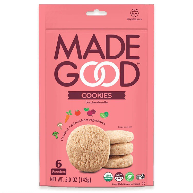 Made Good Snickerdoodle Flavor Cookies Gluten Free 