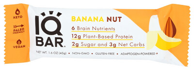 IQ BAR Banana Nut Protein Bar 