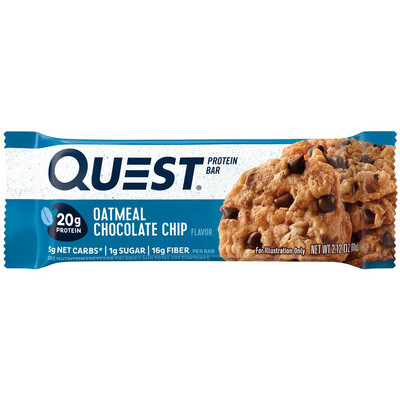 Quest Chocolate Oatmeal Chocolate Chip Protein Bar 