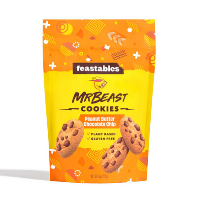 Feastable Mr Beast Cookies Peanut Butter Chocolate Chip 