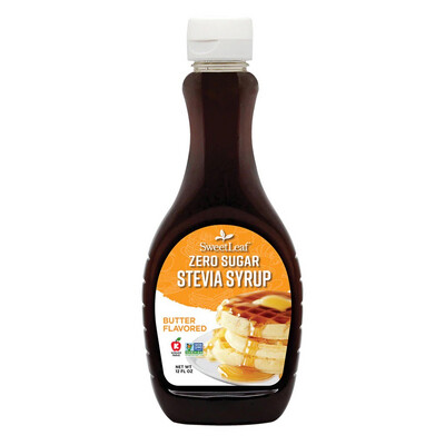 Sweet Leaf Sugar Free Stevia Syrup Butter Flavor 
