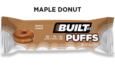 Built Bar Puff Protein Maple Donut Puff 17g Pro 