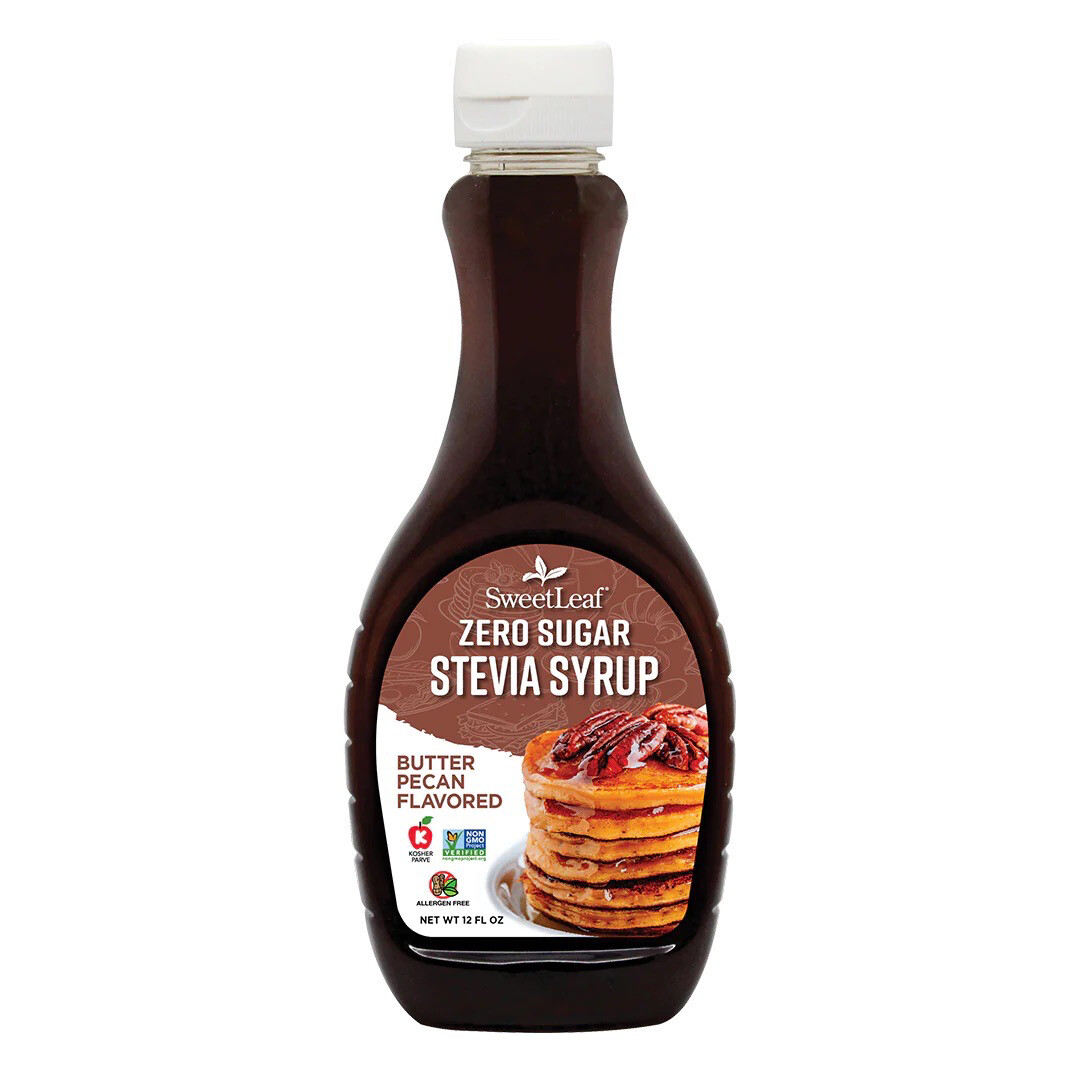 Sweet Leaf Sugar Free Stevia Syrup Butter Pecan Flavor 