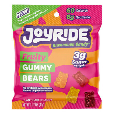 Joyride Fruity Gummy Bears 3g Sugar