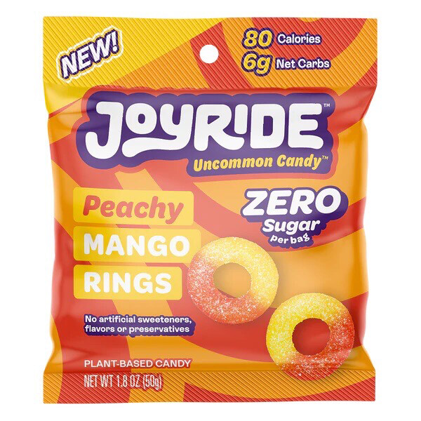 Joyride Peachy Mango Rings Zero Sugar 