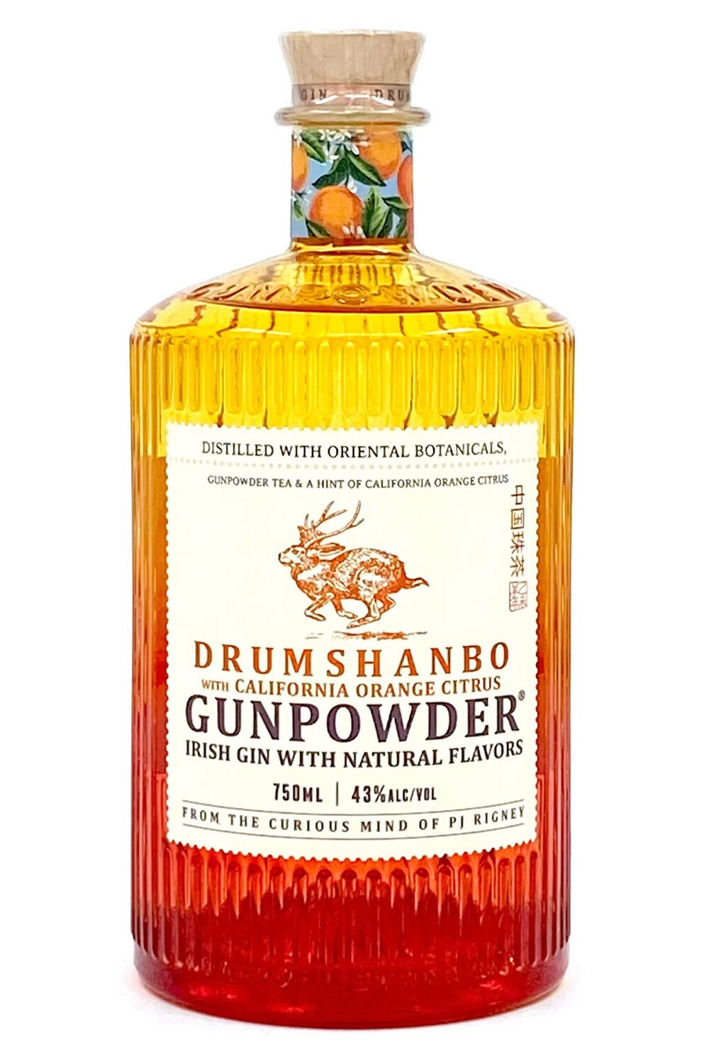 Drumshanbo with California Orange Citrus Gunpowder Irish Gin with Natural Flavors 750 ml 