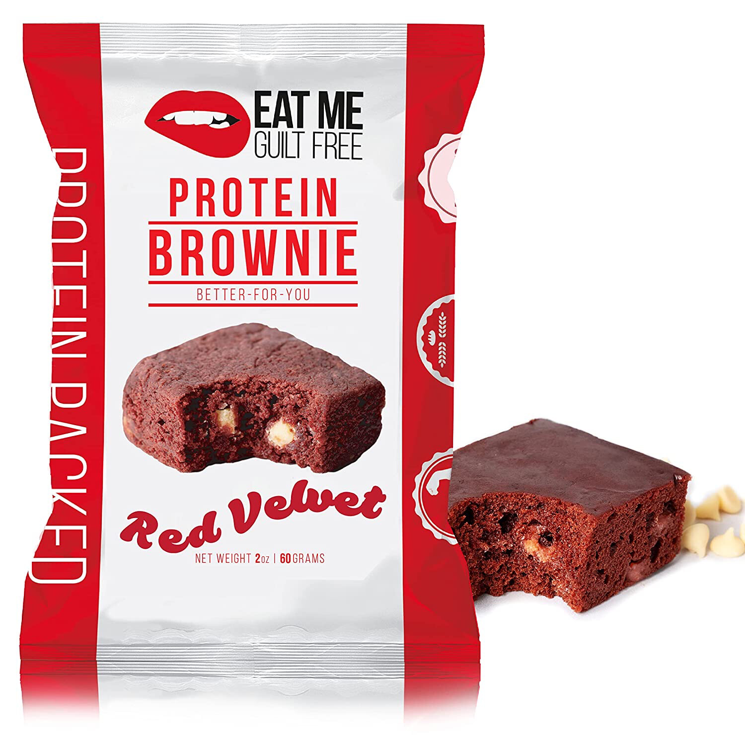 Eat me Guilt Free Red Velvet Protein Brownie 14 g PRO