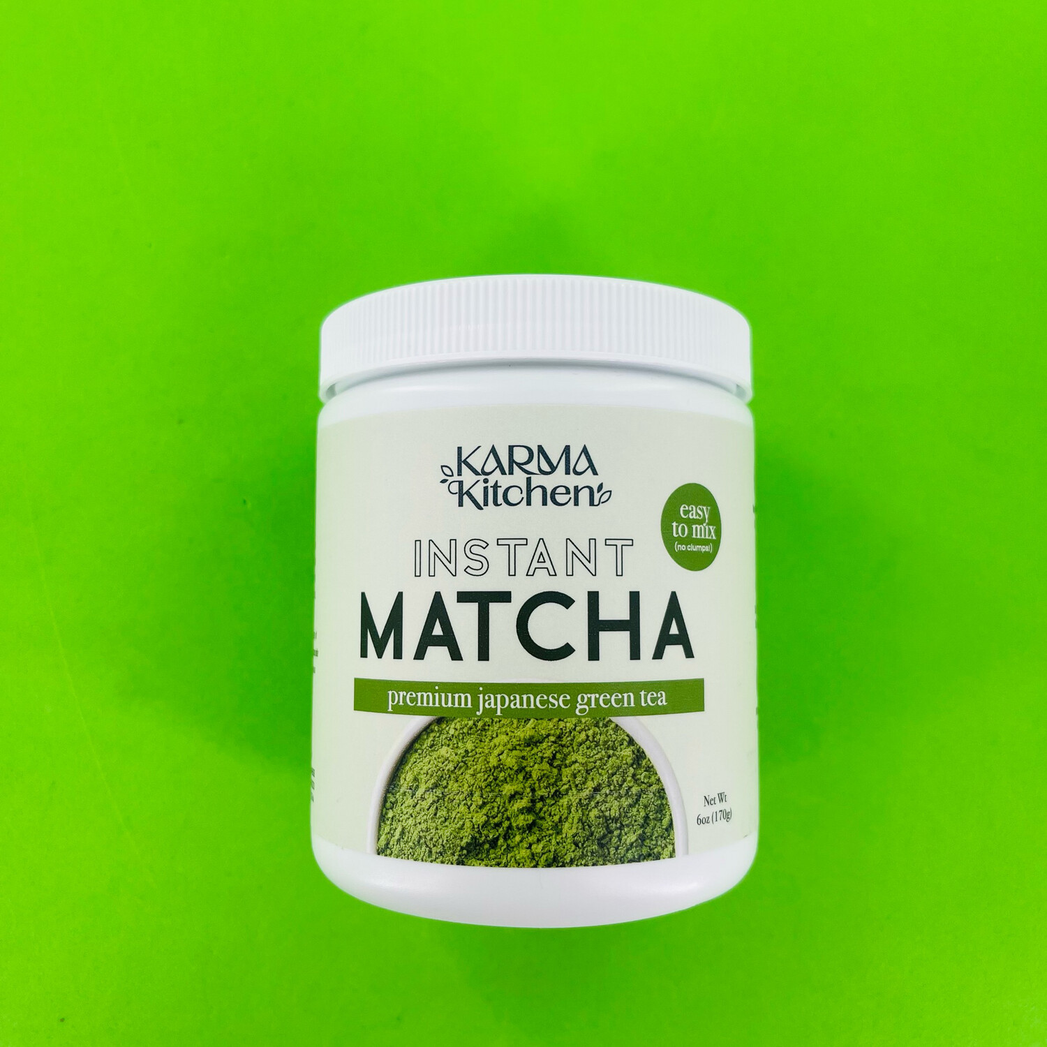 Karma Kitchen Instant Matcha Premium Japanese Green Tea 6 Oz