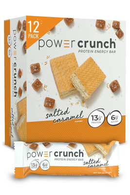 Power Crunch Salted Caramel Protein Energy Bar 12 pack 