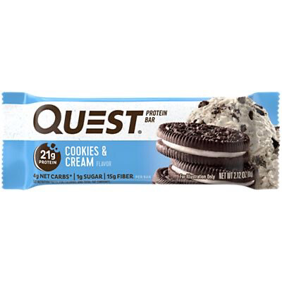 Quest Cookies &amp; Cream Protein Bars