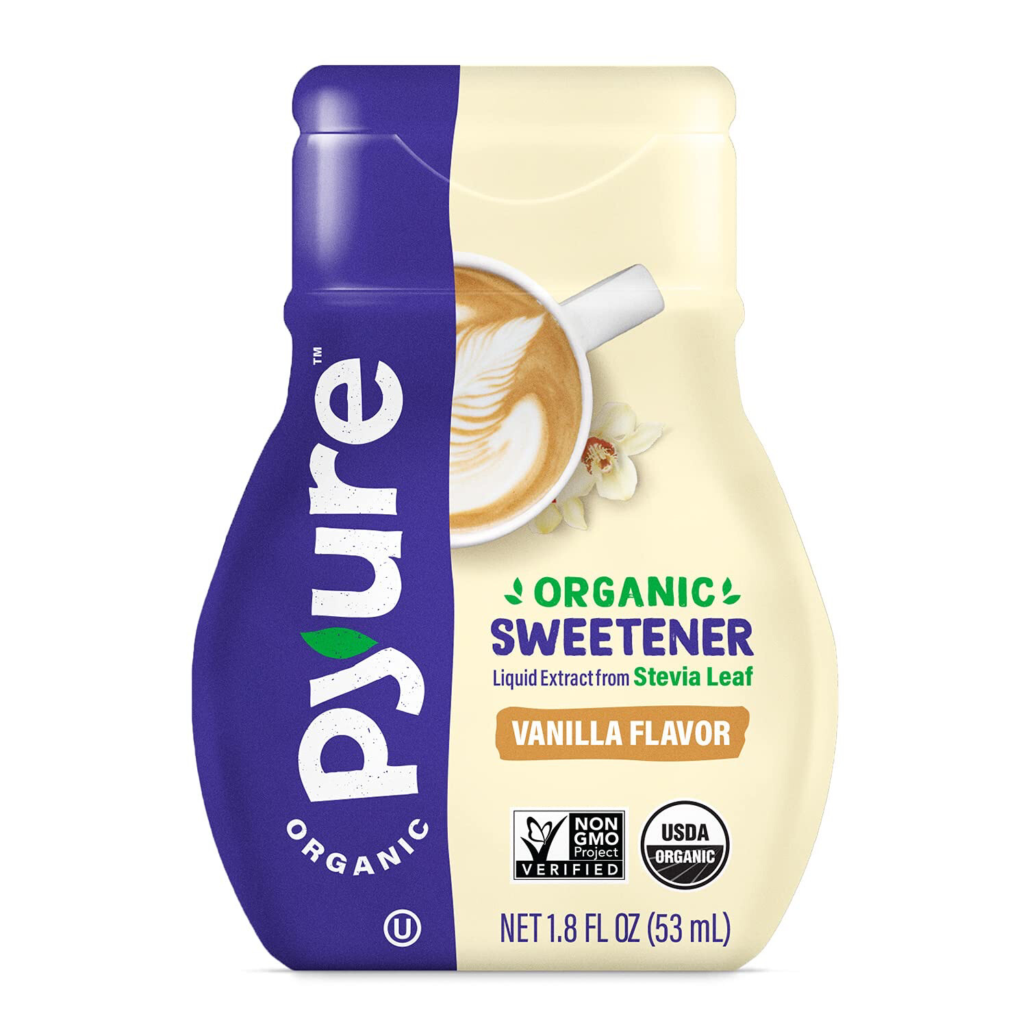 Pyure Organic Liquid Stevia Vanilla Flavor 