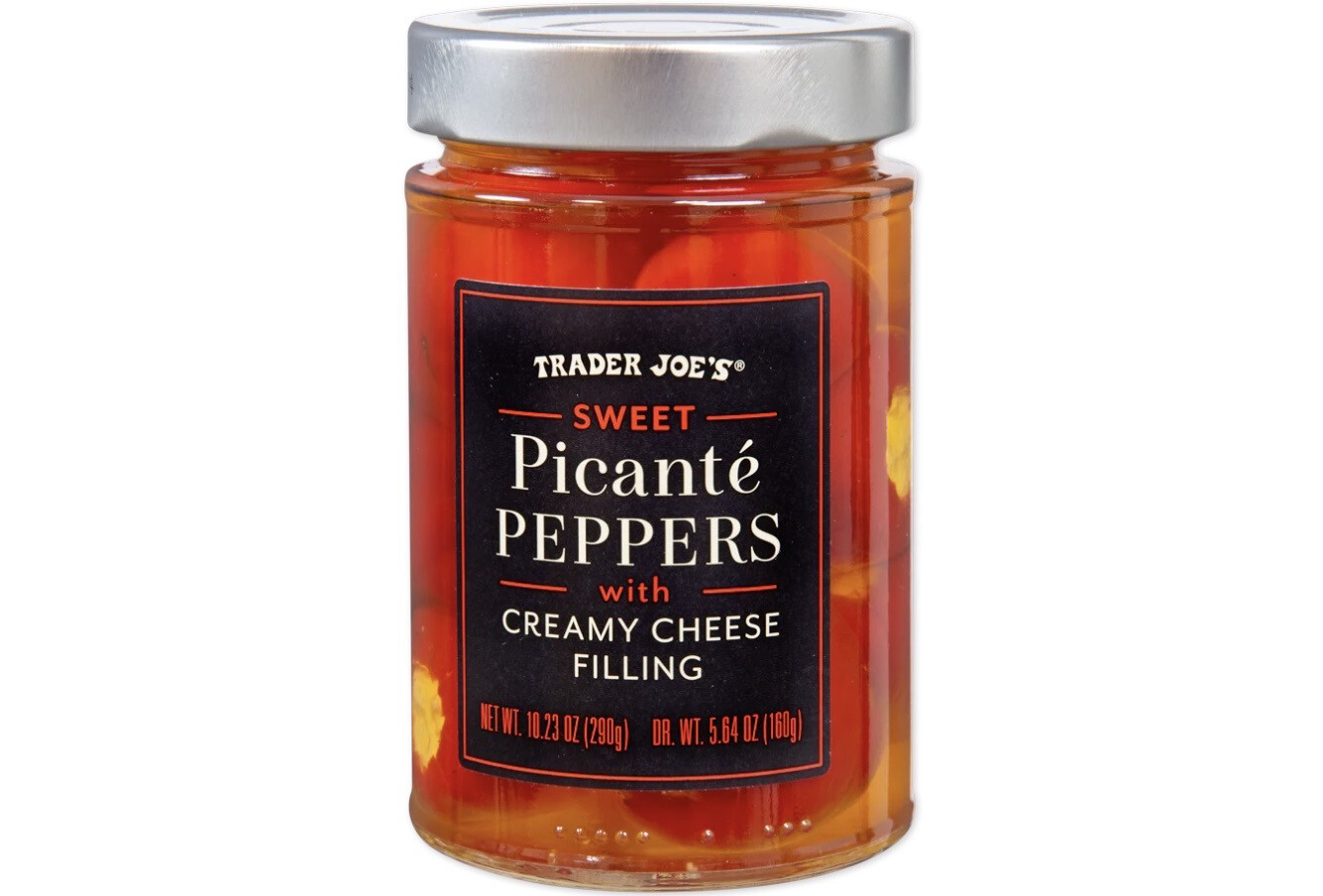 Trader Joe’s Sweet Picante Peppers with Creamy Cheese Filling 