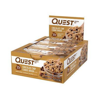 Quest Chocolate Chip Cookie Dough Protein Bar 12 pack 