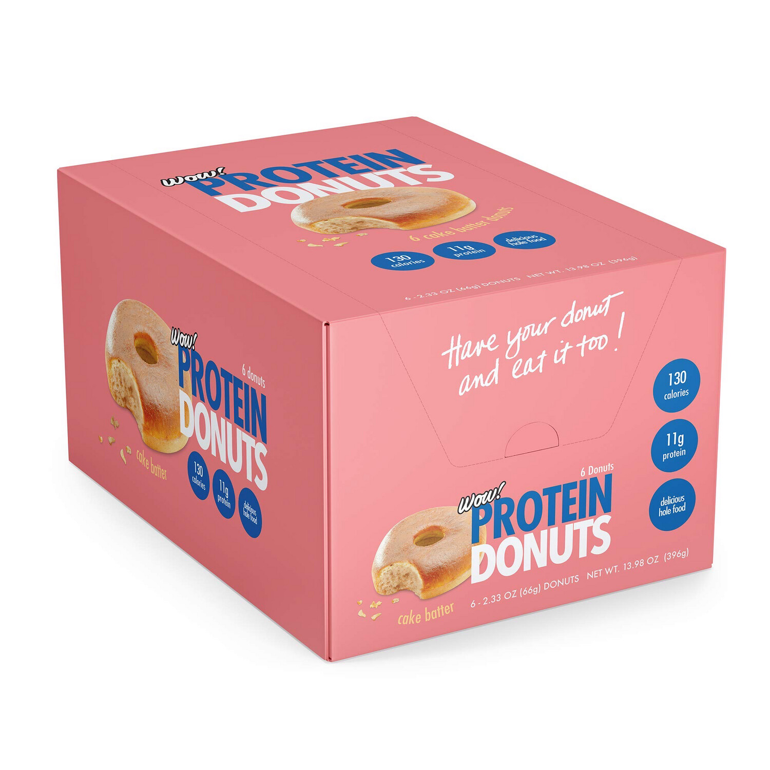 Wow! Protein Donut Cake Batter 11g Pro 6 pack 
