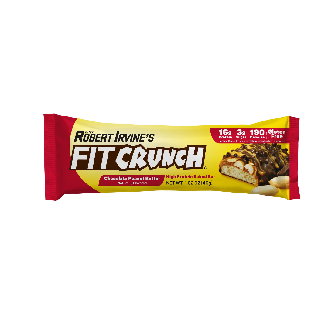 Fit Crunch High Protein Baked Bar Chocolate PB Bar 