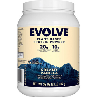 Evolve Plant Based Protein Powder Vanilla Bean 2 LB 