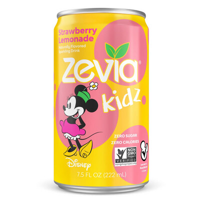 Zevia Kids Strawberry Lemonado 6 pack