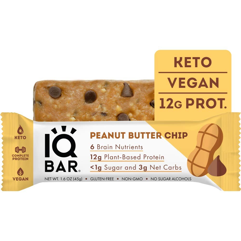 IQ BAR Peanut Butter Protein Bar 