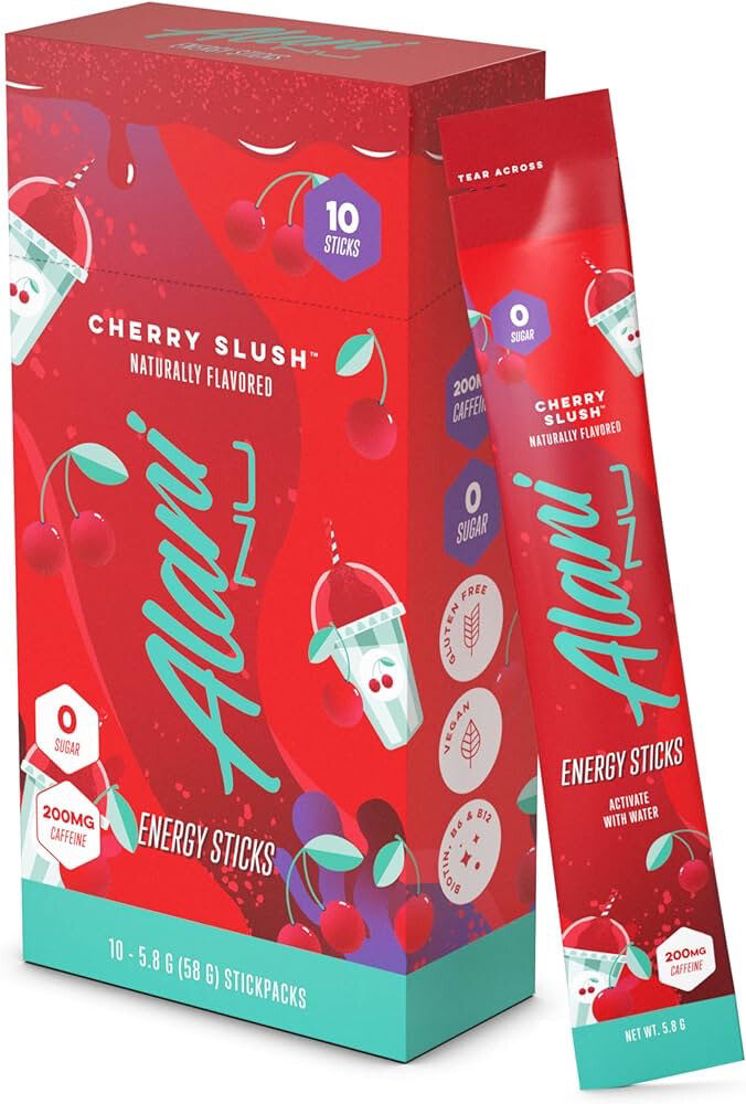 Alani Nu Cherry Slush 10 Energy Sticks 