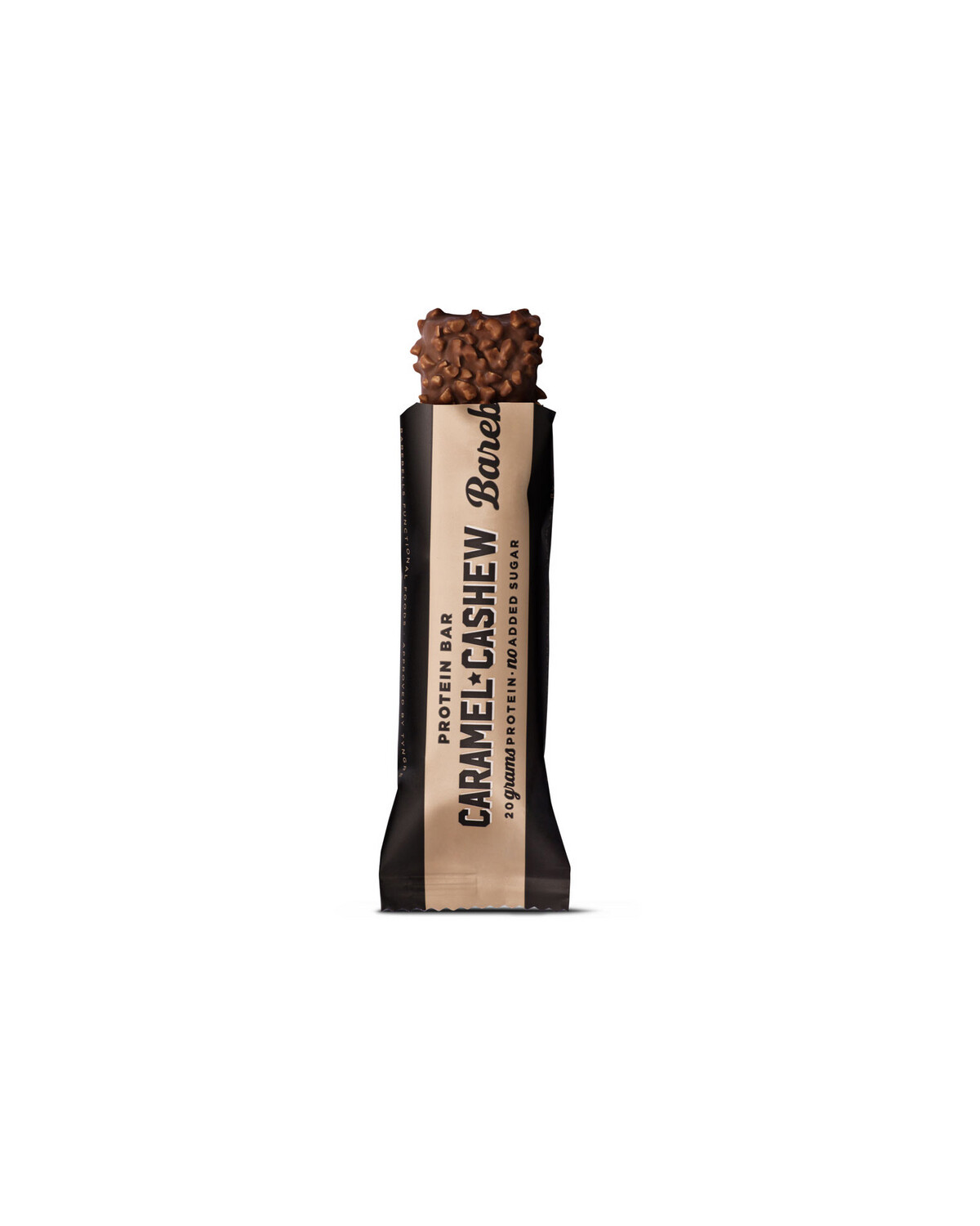 Barebells Caramel Cashew Protein Bar No Sugar Added 