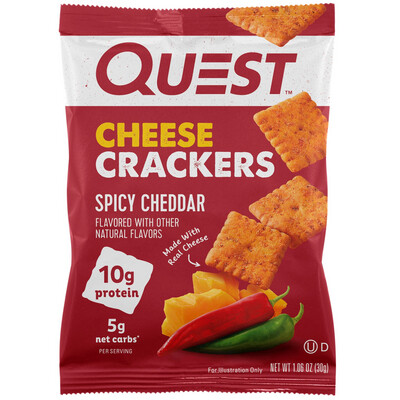Quest Cheese Crackers Spicy Cheddar Blast 10g Pro 