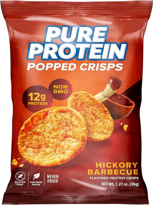 Pure Protein Popped Crisps Hickory Barbecue 12 g Pro 