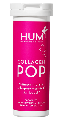 Hum Collagen Pop Premium Collagen + Vitamin C Skin Boost Strawberry Lemon 