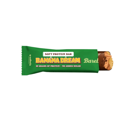 Barebells Soft Protein Bar Banana Caramel No Sugar Added 