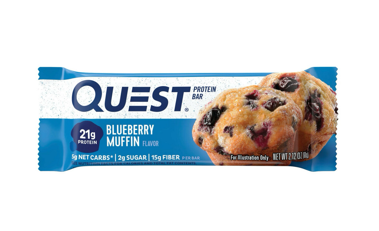 Quest Chocolate Blueberry Muffin Protein Bar 