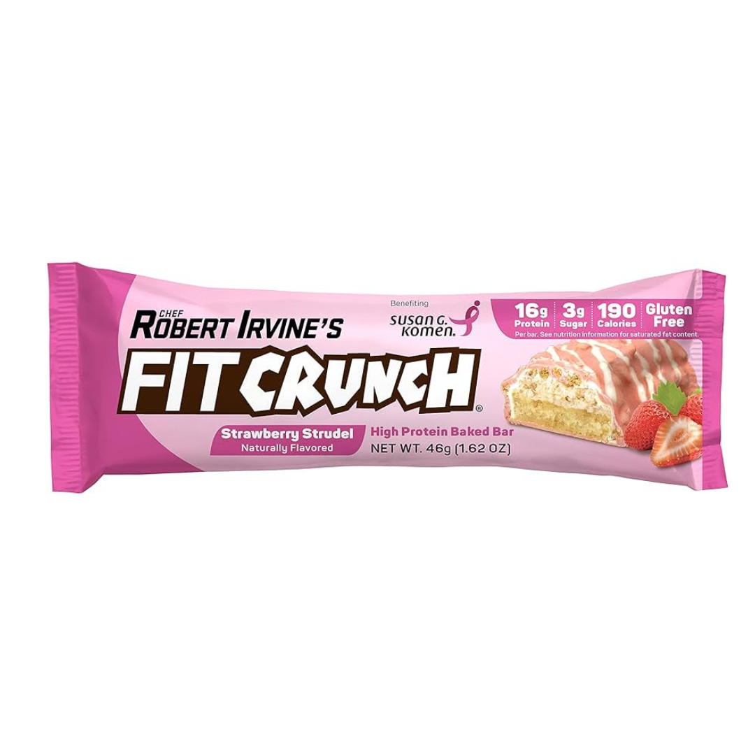 Fit Crunch High Protein Baked Bar Strawberry Strudel 