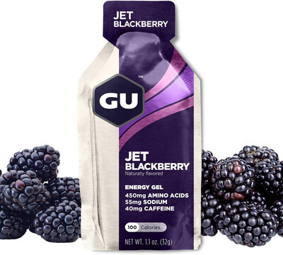 GU Energy Gel Jet Blackberry 100 Calories 