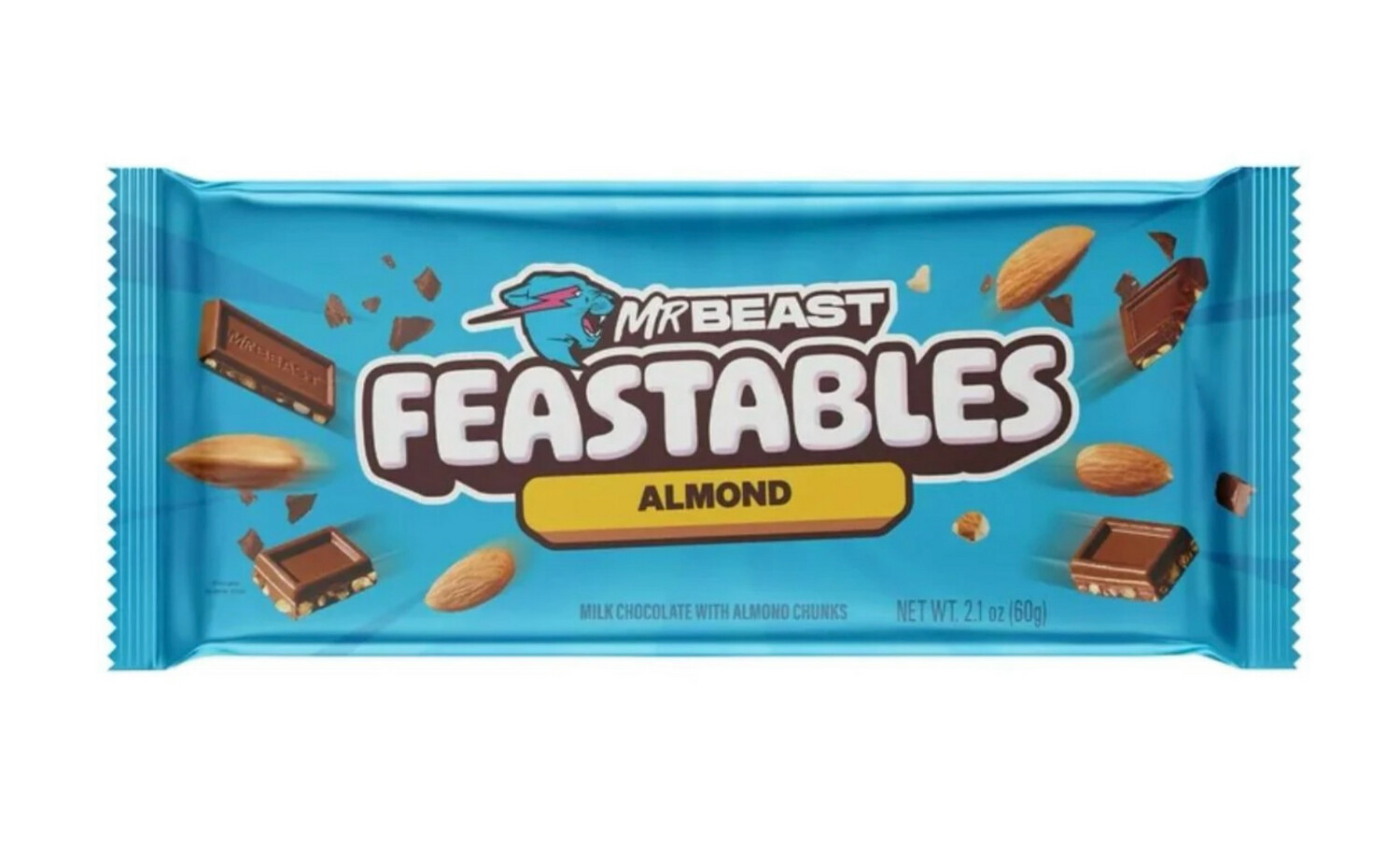 Feastables Mr Beast Bar Milk Chocolate Almond