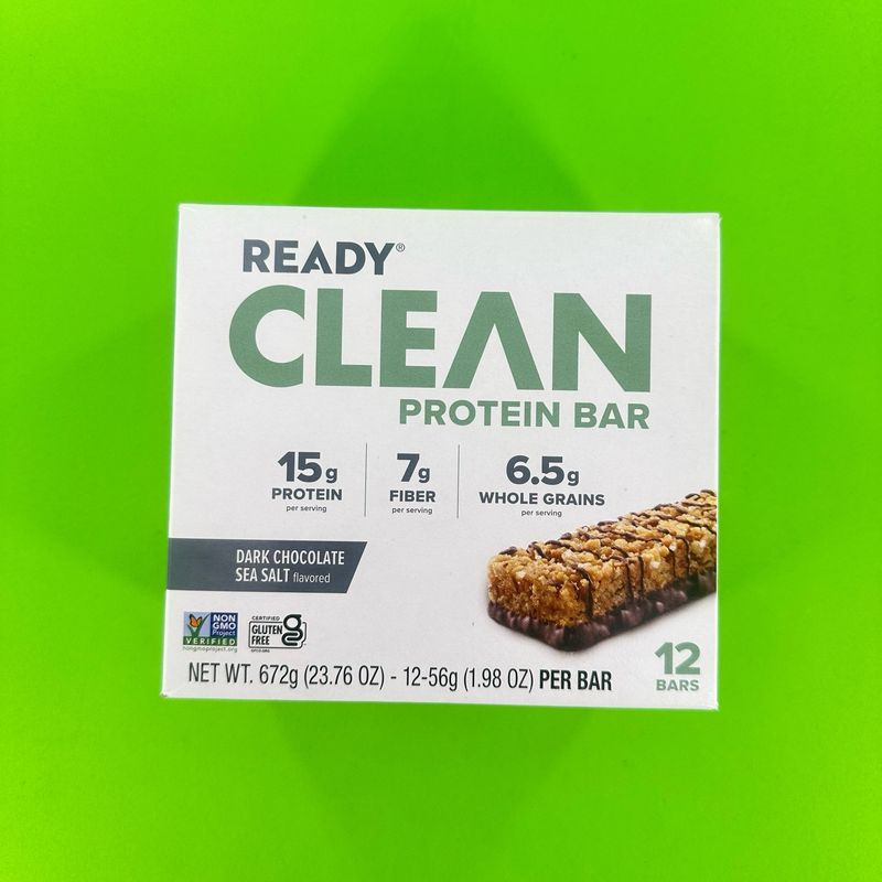 Ready Clean Protein Bar Dark Chocolate Sea Salt 12 pack 