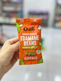 The Only Bean Crunchy Roasted Edamame Beans Buffalo High Protein Supersnack 0.5 oz 