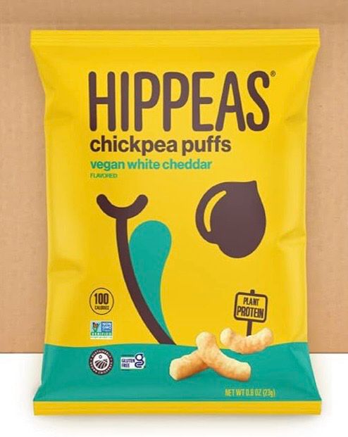 Hippeas Organic Chickpea Vegan White Cheddar Puffs