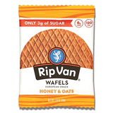 Rip Van Wafels Honey &amp; Oats Only 3 grams of Sugar 